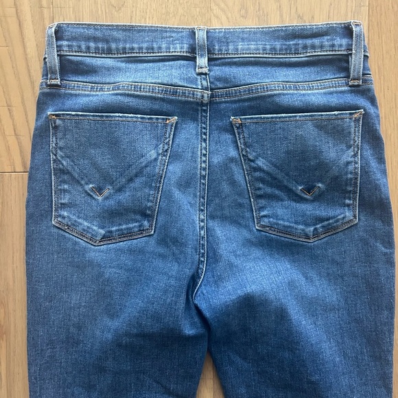 Hudson Distressed Flare Jeans - Picture 3 of 6